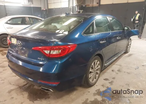 2016 Hyundai Sonata Sport from USA, damaged, VIN 5NPE34AF0GH414383